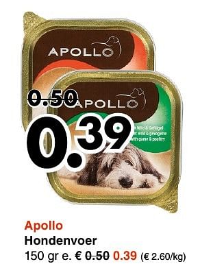 Aanbiedingen Apollo hondenvoer - Apollo - Geldig van 22/01/2017 tot 11/02/2017 bij Wibra