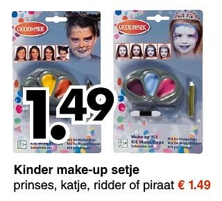 Aanbiedingen Kinder make-up setje - Huismerk - Wibra - Geldig van 22/01/2017 tot 11/02/2017 bij Wibra