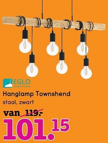 Aanbiedingen Hanglamp townshend - Huismerk - Leen Bakker - Geldig van 23/01/2017 tot 29/01/2017 bij Leen Bakker