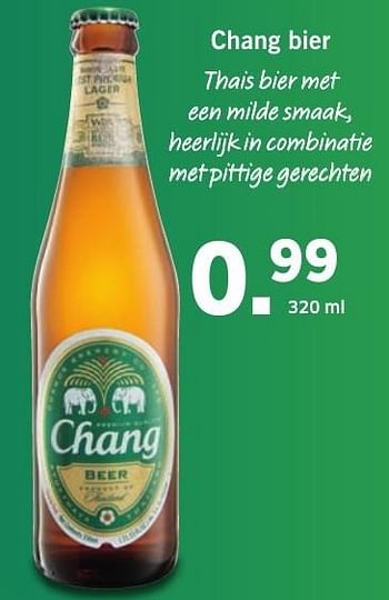 Aanbiedingen Chang bier - Chang - Geldig van 23/01/2017 tot 29/01/2017 bij Lidl