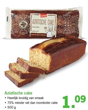 Aanbiedingen Aziatische cake - Sondey - Geldig van 23/01/2017 tot 29/01/2017 bij Lidl
