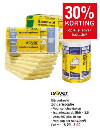 Aanbiedingen Zolderisolatie - Isover - Geldig van 23/01/2017 tot 05/02/2017 bij Karwei