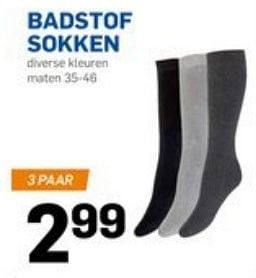 Aanbiedingen Badstop sokken - Huismerk - Action - Geldig van 25/01/2017 tot 30/01/2017 bij Action