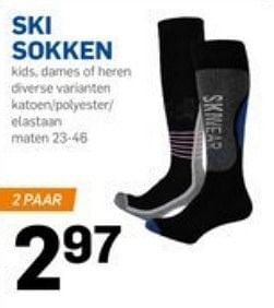 Aanbiedingen Ski sokken - Huismerk - Action - Geldig van 25/01/2017 tot 30/01/2017 bij Action