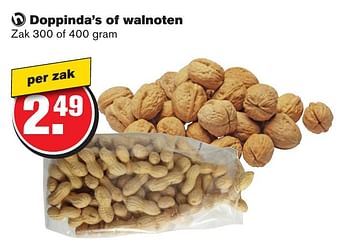Aanbiedingen Doppinda`s of walnoten - Huismerk - Hoogvliet - Geldig van 25/01/2017 tot 31/01/2017 bij Hoogvliet