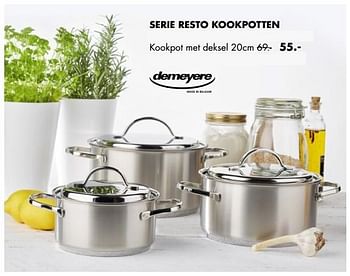 Aanbiedingen Kookpot met deksel - Demeyere - Geldig van 06/02/2017 tot 27/02/2017 bij Multi Bazar