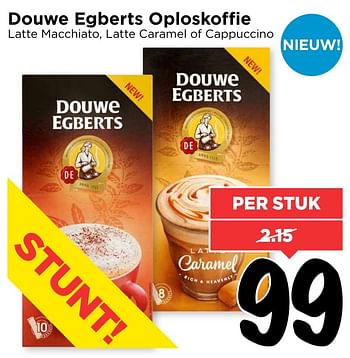 Aanbiedingen Douwe egberts oploskoffie - Douwe Egberts - Geldig van 29/01/2017 tot 04/02/2017 bij Vomar