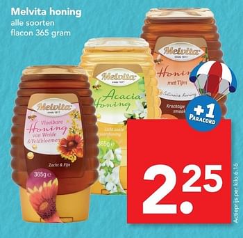 Aanbiedingen Melvita honing - Melvita - Geldig van 29/01/2017 tot 04/02/2017 bij Deen Supermarkten