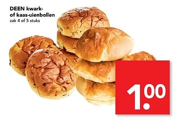 Aanbiedingen Deen kwarkof kaas-uienbollen - Huismerk deen supermarkt - Geldig van 29/01/2017 tot 04/02/2017 bij Deen Supermarkten