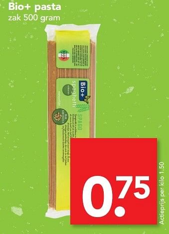 Aanbiedingen Bio+ pasta - Bio+ - Geldig van 29/01/2017 tot 04/02/2017 bij Deen Supermarkten