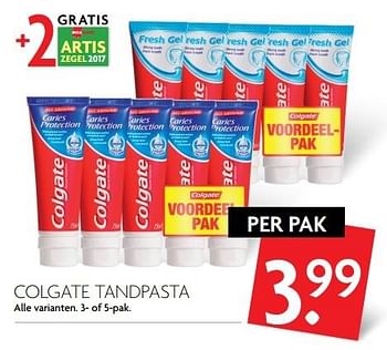 Aanbiedingen Colgate tandpasta - Colgate - Geldig van 29/01/2017 tot 04/02/2017 bij Deka Markt