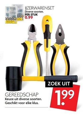 Aanbiedingen Gereedschap - Huismerk - Deka Markt - Geldig van 29/01/2017 tot 04/02/2017 bij Deka Markt