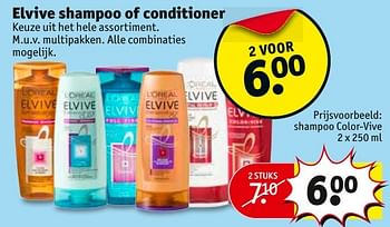 Aanbiedingen Shampoo color-vive - L'Oreal Paris - Geldig van 24/01/2017 tot 05/02/2017 bij Kruidvat