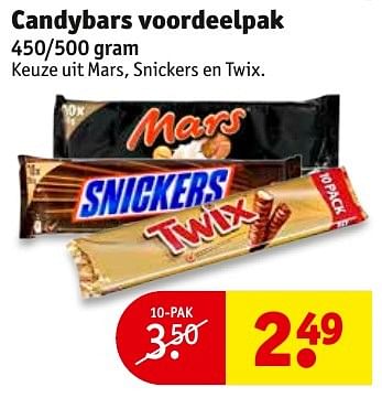 Aanbiedingen Candybars voordeelpak - Mars - Geldig van 31/01/2017 tot 05/02/2017 bij Kruidvat