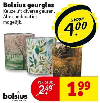 Aanbiedingen Bolsius geurglas - Bolsius - Geldig van 31/01/2017 tot 05/02/2017 bij Kruidvat