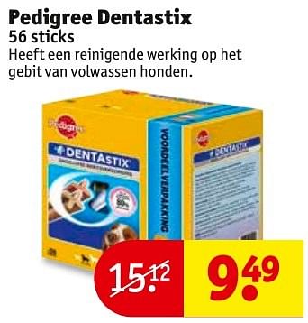 Aanbiedingen Pedigree dentastix - Pedigree - Geldig van 31/01/2017 tot 05/02/2017 bij Kruidvat