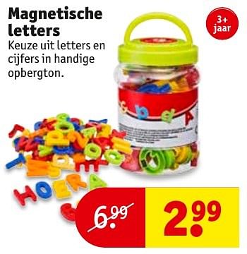 Aanbiedingen Magnetische letters - Huismerk - Kruidvat - Geldig van 31/01/2017 tot 05/02/2017 bij Kruidvat