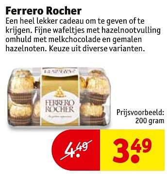 Aanbiedingen Ferrero rocher - Ferrero - Geldig van 31/01/2017 tot 05/02/2017 bij Kruidvat