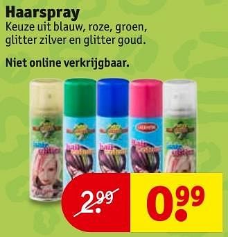Aanbiedingen Haarspray - Huismerk - Kruidvat - Geldig van 31/01/2017 tot 05/02/2017 bij Kruidvat