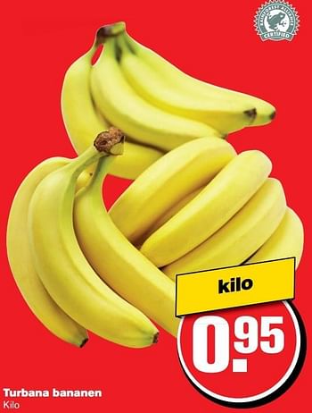 Aanbiedingen Turbana bananen - Turbana - Geldig van 01/02/2017 tot 07/03/2017 bij Hoogvliet