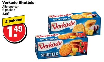 Aanbiedingen Verkade shuttels - Verkade - Geldig van 01/02/2017 tot 07/03/2017 bij Hoogvliet