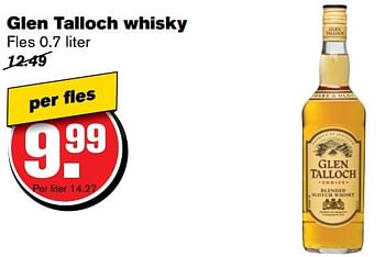 Aanbiedingen Glen talloch whisky - Glen Talloch - Geldig van 01/02/2017 tot 07/03/2017 bij Hoogvliet