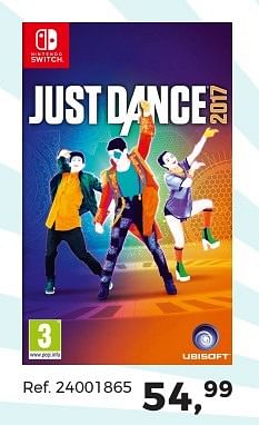 Aanbiedingen Just dance 2017 - Ubisoft - Geldig van 07/02/2017 tot 07/03/2017 bij Supra Bazar