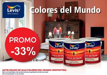 Aanbiedingen Promo -33% levis colores del mundo - Levis - Geldig van 07/02/2017 tot 07/03/2017 bij Supra Bazar