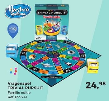 Aanbiedingen Vragenspel trivial pursuit - Hasbro - Geldig van 07/02/2017 tot 07/03/2017 bij Supra Bazar
