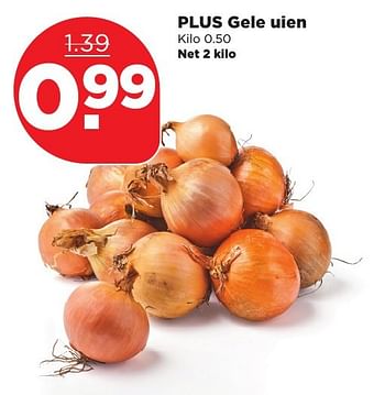 Aanbiedingen Plus gele uien - Huismerk - Plus - Geldig van 05/03/2017 tot 11/03/2017 bij Plus