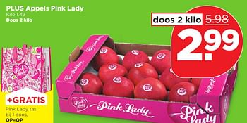 Aanbiedingen Plus appels pink lady - Huismerk - Plus - Geldig van 05/03/2017 tot 11/03/2017 bij Plus