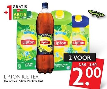 Aanbiedingen Lipton ice tea - Lipton - Geldig van 05/02/2017 tot 11/02/2017 bij Deka Markt