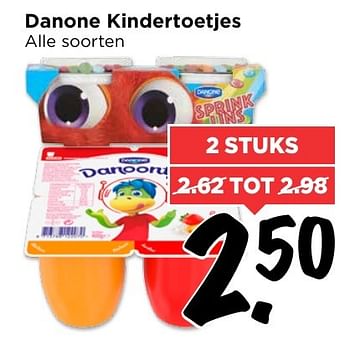 Aanbiedingen Danone kindertoetjes - Danone - Geldig van 05/02/2017 tot 11/02/2017 bij Vomar