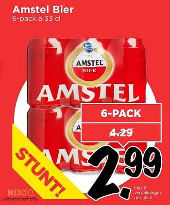 Aanbiedingen Amstel bier - Amstel - Geldig van 05/02/2017 tot 11/02/2017 bij Vomar