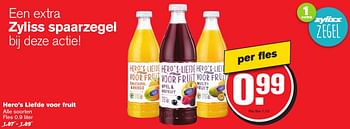 Aanbiedingen Hero`s liefde voor fruit - Hero - Geldig van 08/02/2017 tot 14/02/2017 bij Hoogvliet