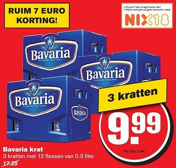 Aanbiedingen Bavaria krat - Bavaria - Geldig van 08/02/2017 tot 14/02/2017 bij Hoogvliet