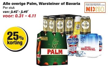 Aanbiedingen Alle overige palm, warsteiner of bavaria - Huismerk - Hoogvliet - Geldig van 08/02/2017 tot 14/02/2017 bij Hoogvliet