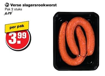 Aanbiedingen Verse slagersrookworst - Huismerk - Hoogvliet - Geldig van 08/02/2017 tot 14/02/2017 bij Hoogvliet