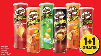 Aanbiedingen Pringles - Pringles - Geldig van 08/02/2017 tot 14/02/2017 bij Hoogvliet