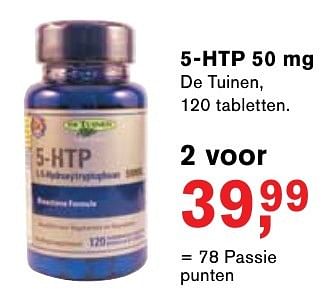 Aanbiedingen 5-htp 50 mg - De Tuinen - Geldig van 23/01/2017 tot 12/02/2017 bij Holland & Barrett