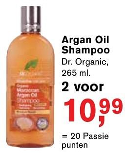 Aanbiedingen Argan oil shampoo - Dr. Organic - Geldig van 23/01/2017 tot 12/02/2017 bij Holland & Barrett