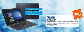 Aanbiedingen Acer 14 hd laptop - Acer - Geldig van 25/01/2017 tot 12/02/2017 bij ITprodeals