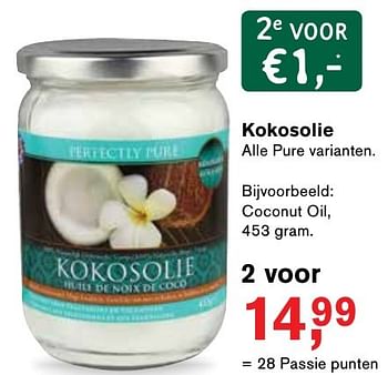 Aanbiedingen Kokosolie coconut oil - Huismerk - Essenza - Geldig van 23/01/2017 tot 12/02/2017 bij Holland & Barrett
