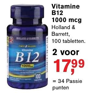 Aanbiedingen Vitamine b12 - Huismerk - Essenza - Geldig van 23/01/2017 tot 12/02/2017 bij Holland & Barrett