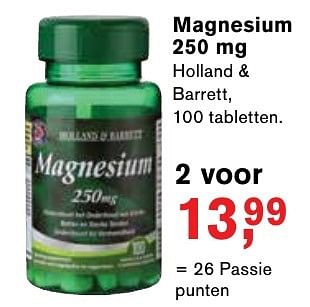 Aanbiedingen Magnesium - Huismerk - Essenza - Geldig van 23/01/2017 tot 12/02/2017 bij Holland & Barrett