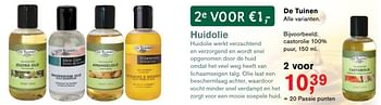 Aanbiedingen De tuinen castorolie 100% puur - De Tuinen - Geldig van 23/01/2017 tot 12/02/2017 bij Holland & Barrett