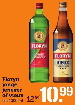 Aanbiedingen Floryn jonge jenever of vieux - Floryn - Geldig van 05/02/2017 tot 12/02/2017 bij Coop