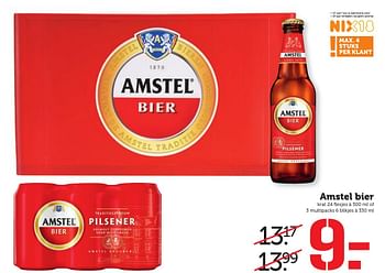 Aanbiedingen Amstel bier - Amstel - Geldig van 05/02/2017 tot 12/02/2017 bij Coop