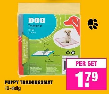 Aanbiedingen Puppy trainingsmat - Huismerk - Big Bazar - Geldig van 07/02/2017 tot 13/02/2017 bij Big Bazar