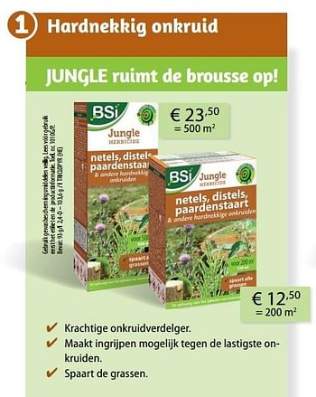 Aanbiedingen Jungle ruimt de brousse op - BSI - Geldig van 08/02/2017 tot 31/08/2017 bij Multi Bazar